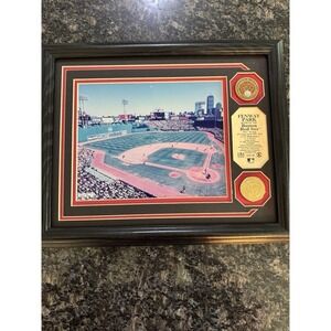 Fenway Park 2003 Boston Red Sox 0314/5000 24k Plate, Fairway Dirt Sports Art MLB